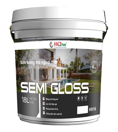Sơn bóng mờ ngoại thất